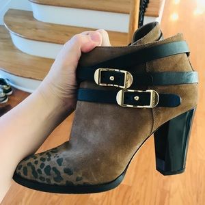 Jimmy choo leopard print Melba boots 10